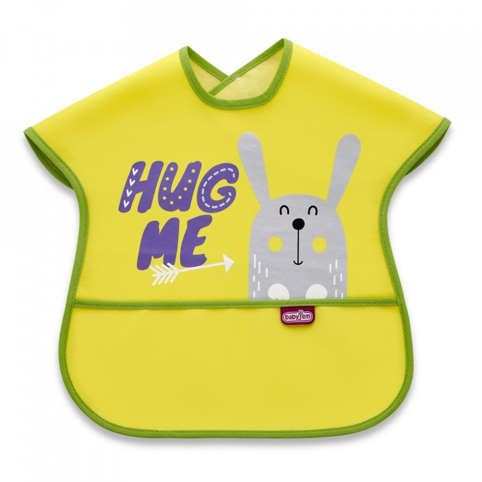 Baveta cu buzunar Poly Large Bib (Culoare: Galben)