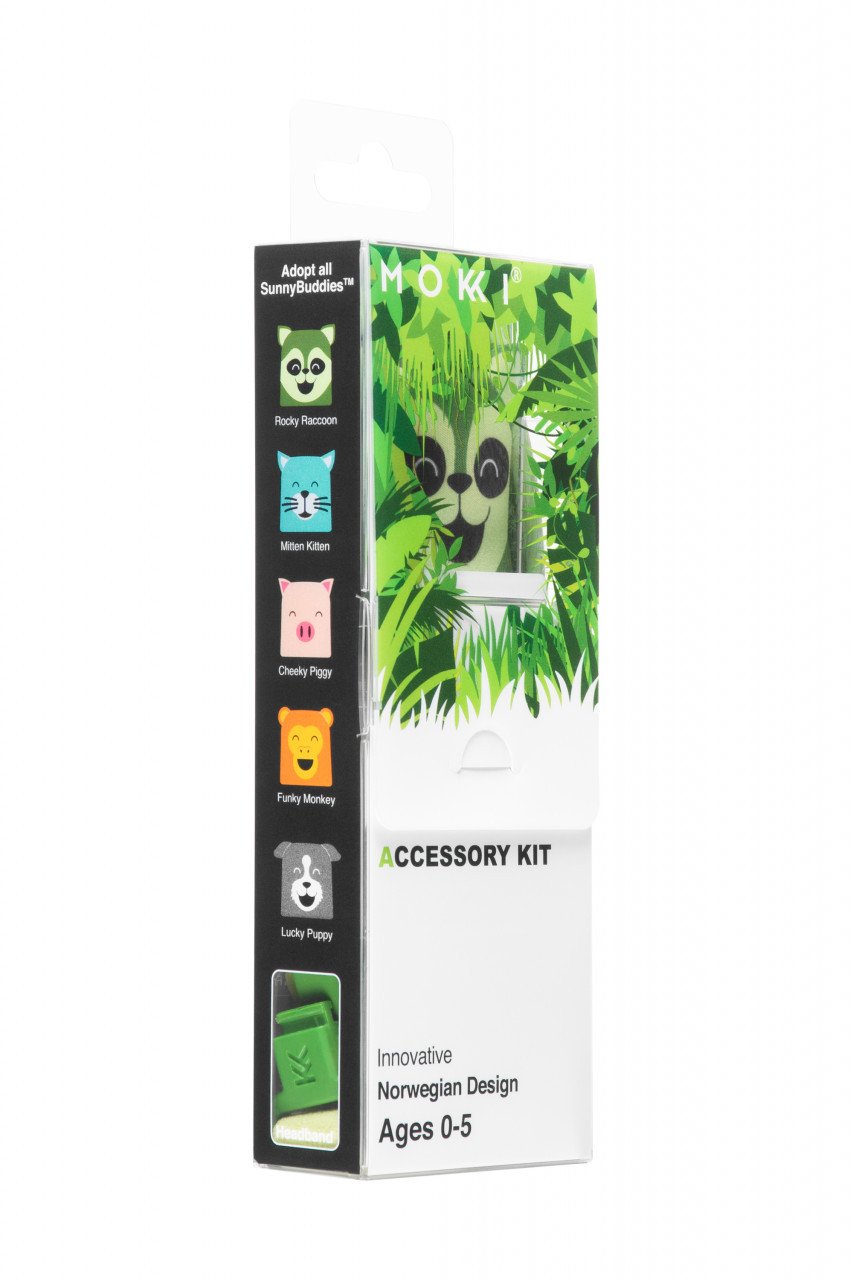 Kit accesorii pentru ochelari de soare MOKKI Click&Change, verde - imagine 5