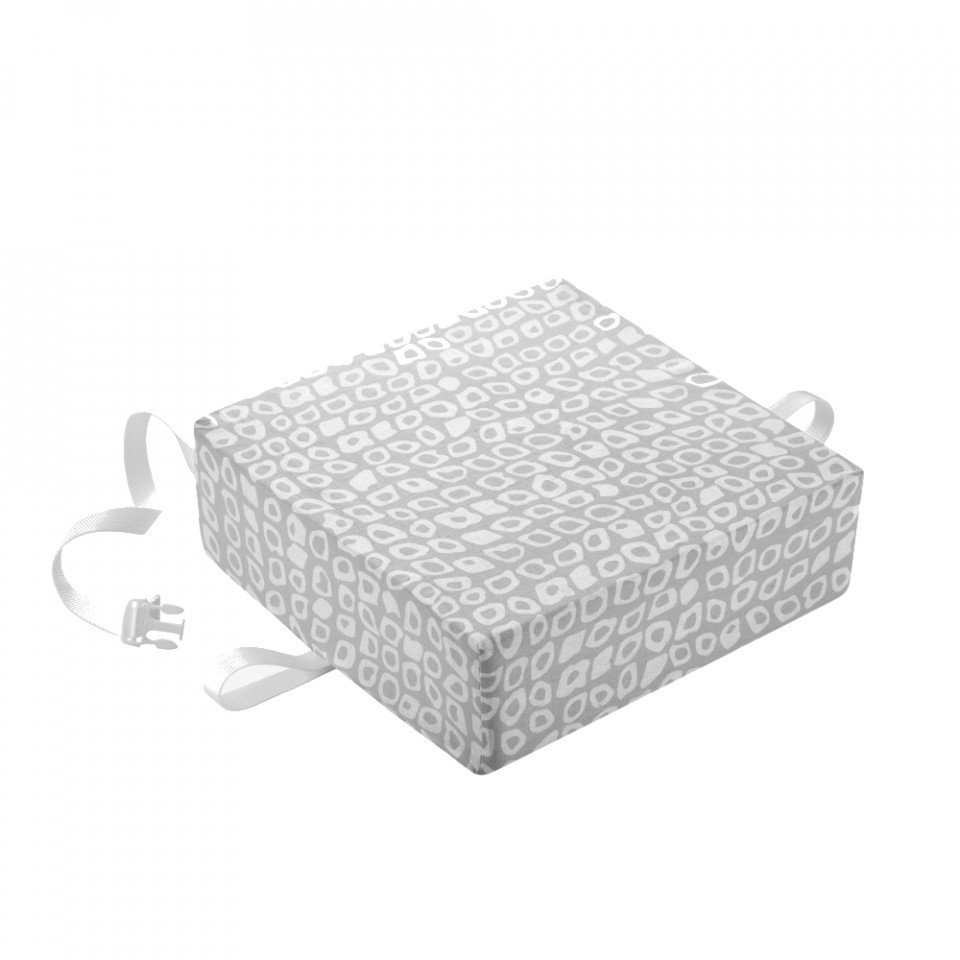 Pernuta inaltator 32x32 cm pentru scaun de masa (Culoare: Gri)