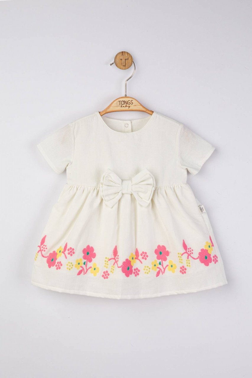 Rochita eleganta cu broderie pentru fetite