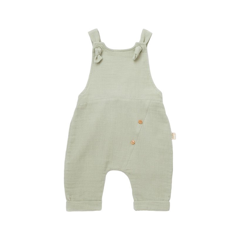Salopeta de vara cu pantaloni lungi din muselina