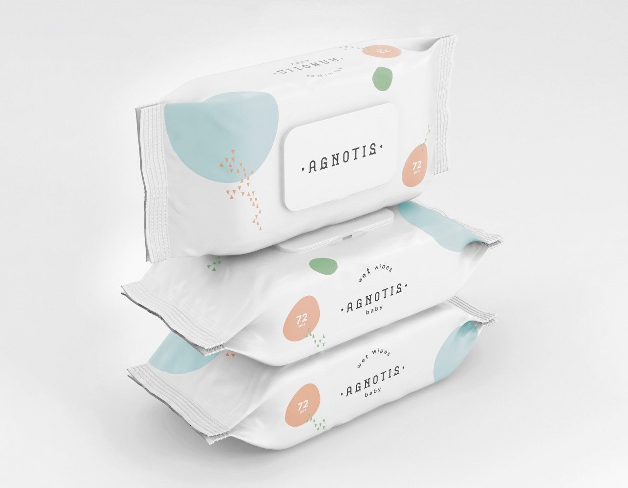 Servetele umede hipoalergenice pentru bebelusi si copii Agnotis 70 buc - imagine 6