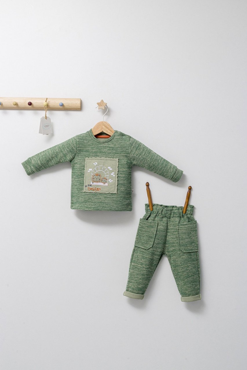 Set 2 piese cu bluzita si pantalonasi de iarna King