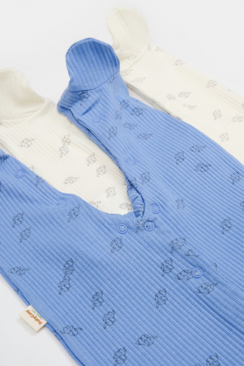 Ecru/Lavanda (Marime: 3-6 Luni)