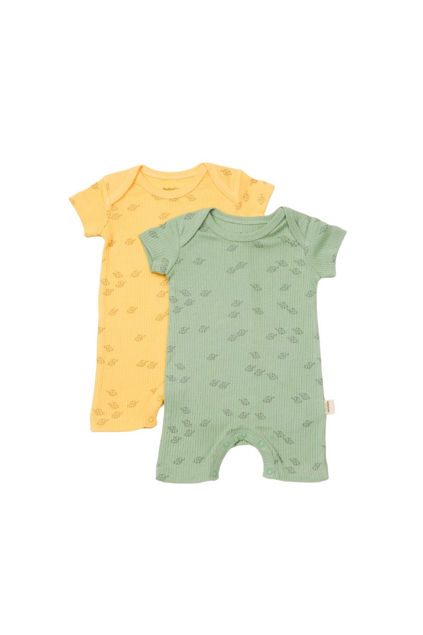 Set 2 salopete scurte Printed