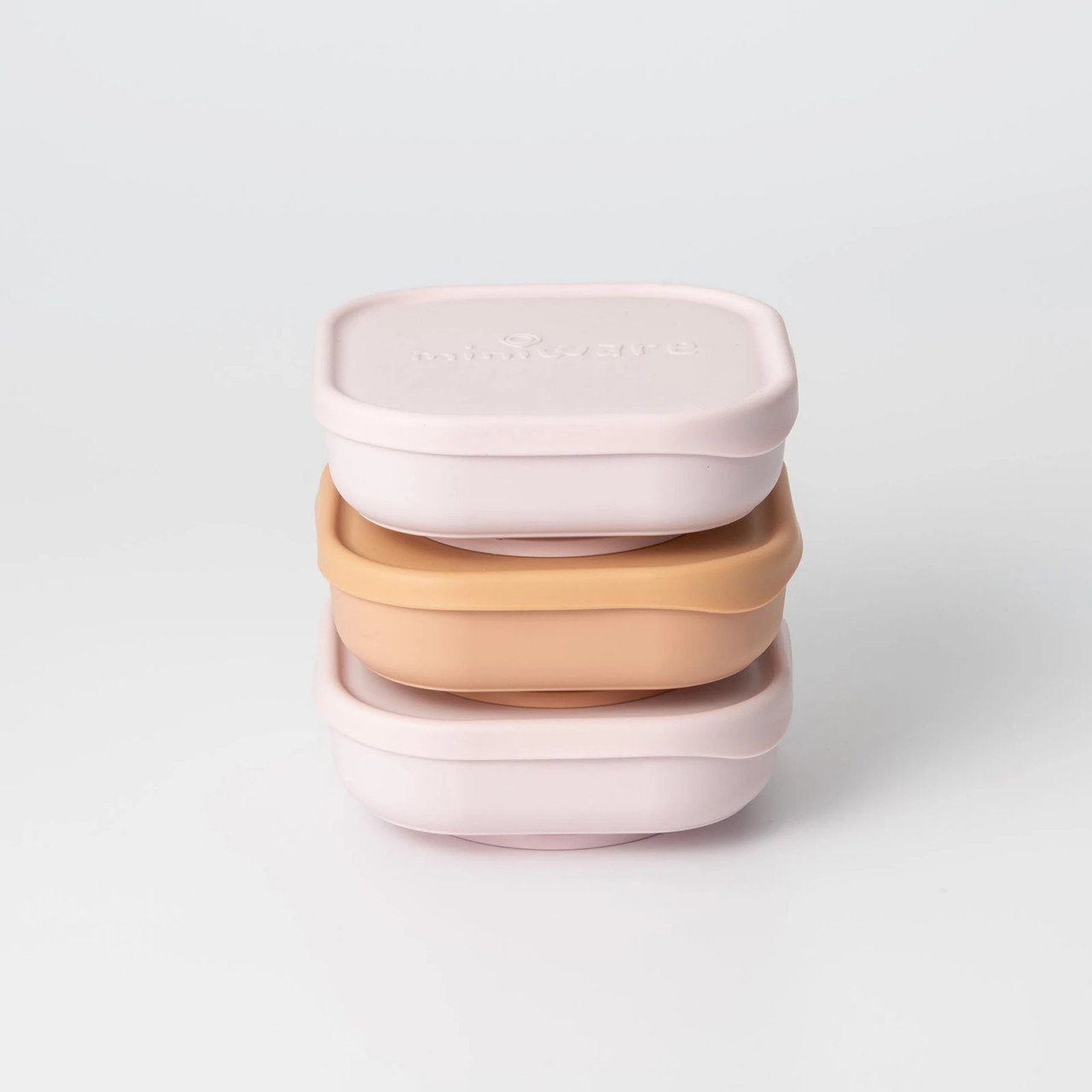 Set 3 boluri pentru hrana bebelusi Miniware Snack Bowl