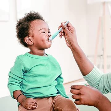 Set de lingurite 2 in 1 bebelusi Miniware Pre2PRO, 100% din materiale naturale biodegradabile, Blue Banana - imagine 6