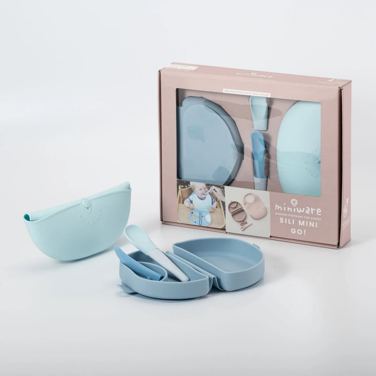 Set diversificare hrana bebelusi Miniware Sili Mini GO