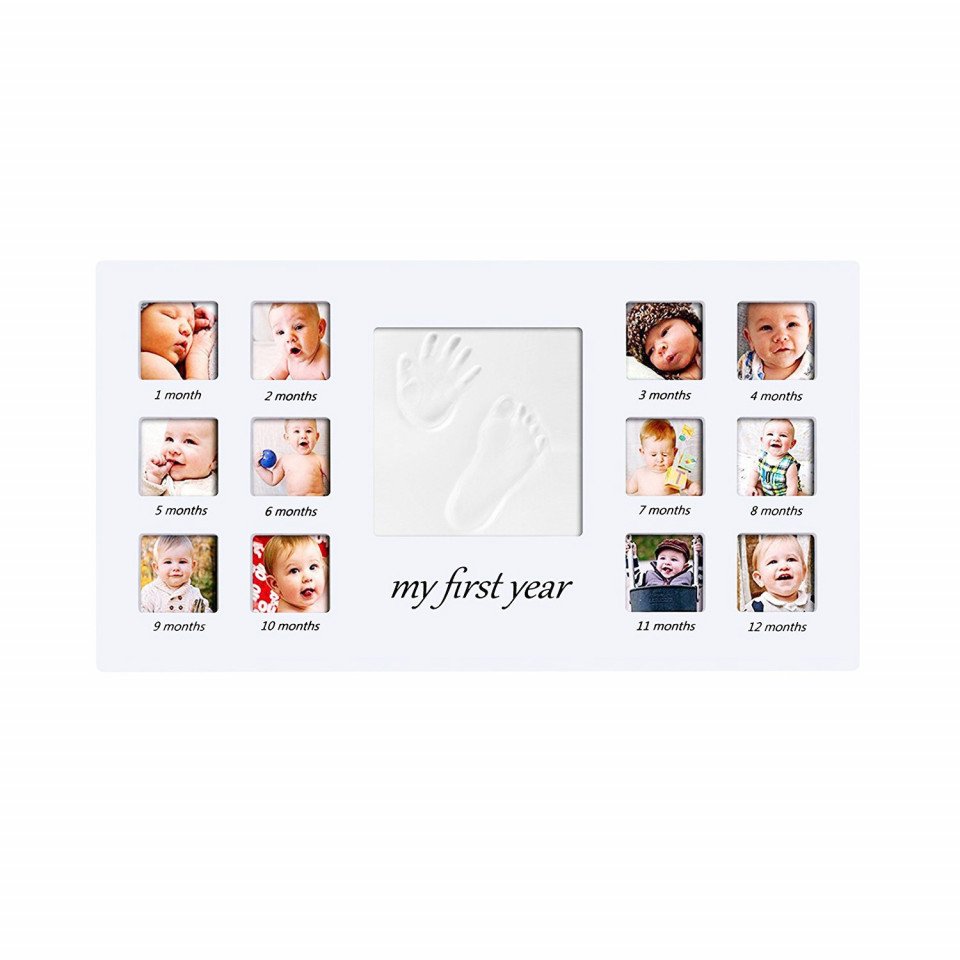 Rama foto My First Year cu amprenta mulaj Drool - imagine 4