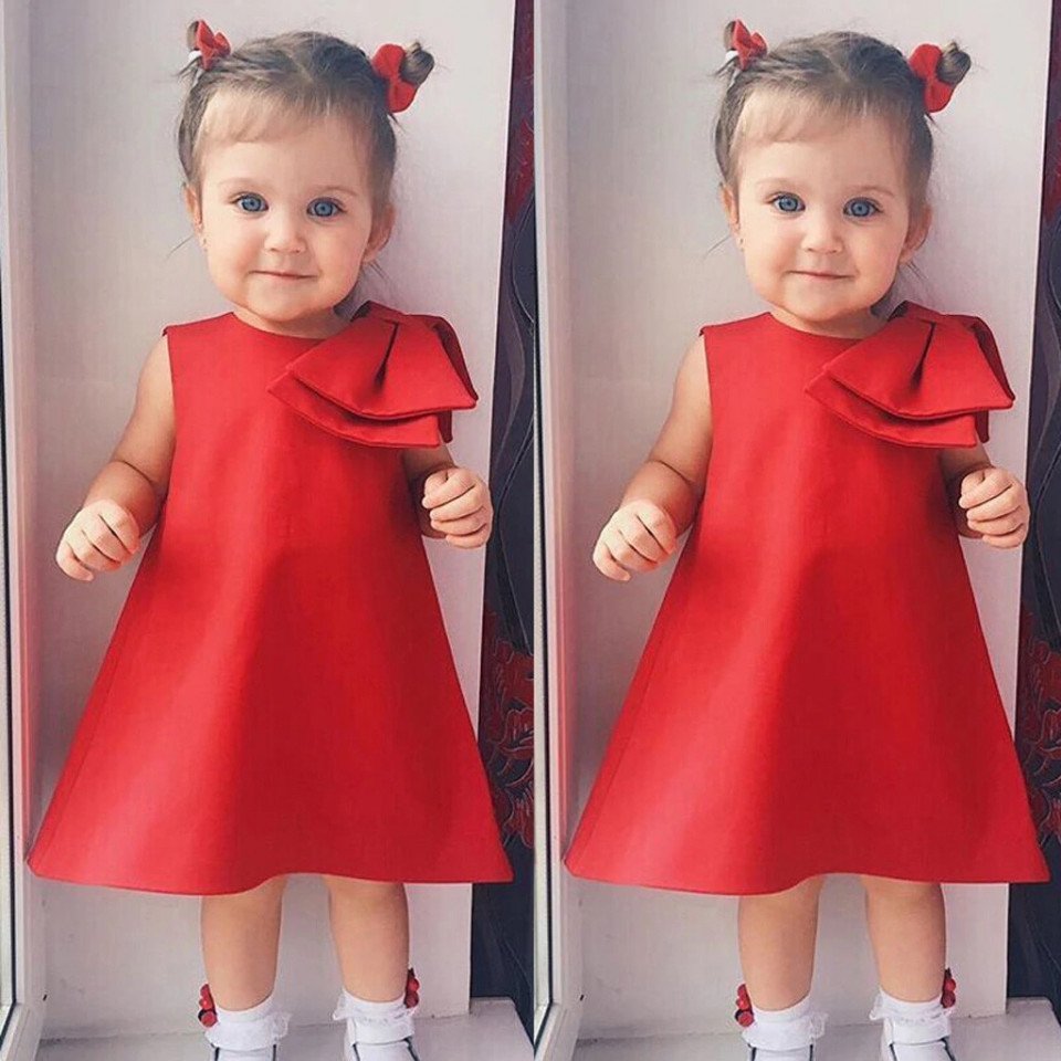 Rochita rosie cu fundita Drool (Marime: 130)