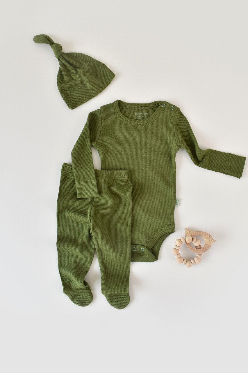 Set 3 piese: body cu maneca lunga