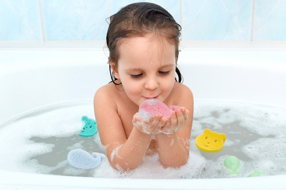 Set 4 bureti de baie BabyJem, pentru copii - imagine 3