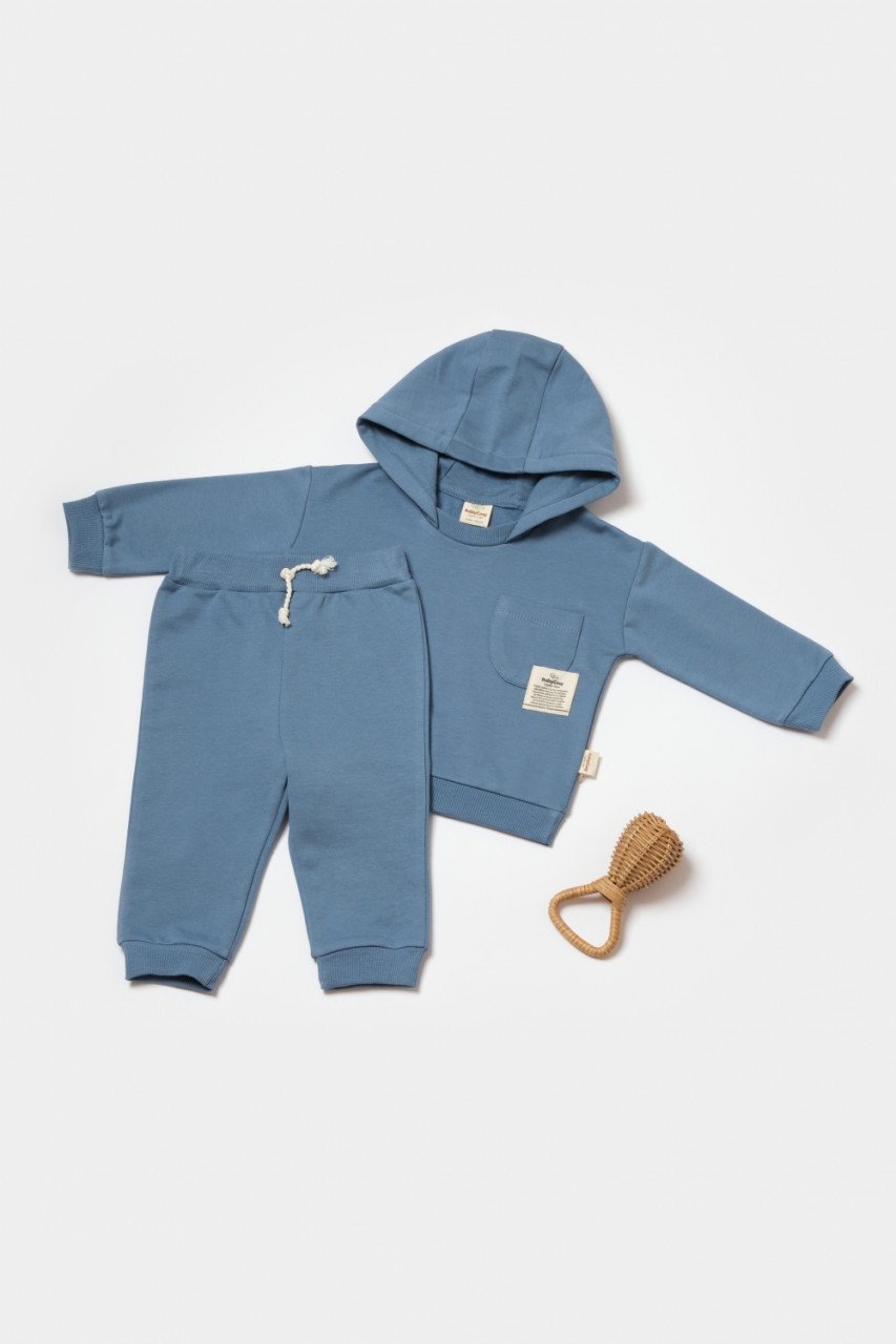 Set hanorac cu gluga si pantaloni