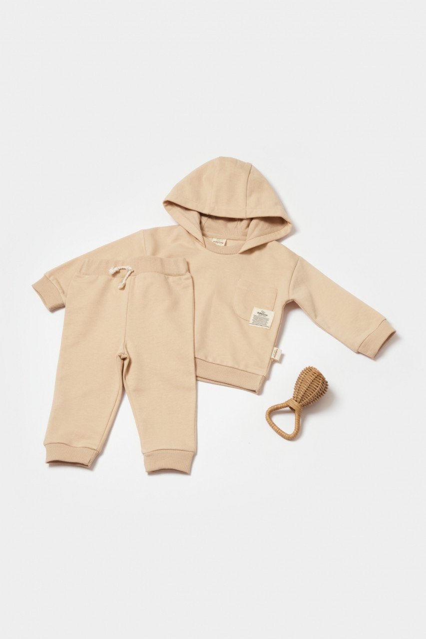 Set hanorac cu gluga si pantaloni
