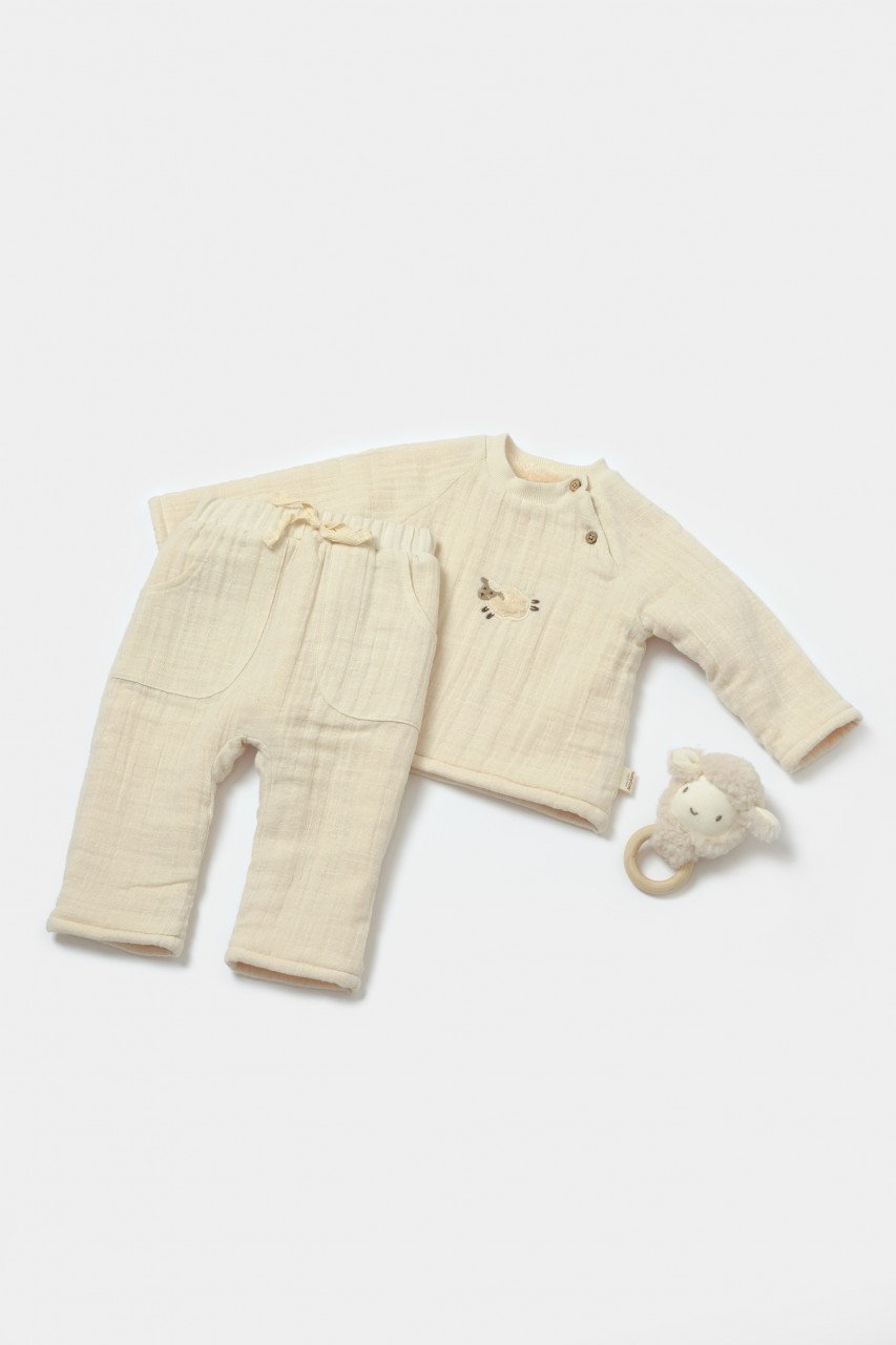 Set bluza dublata si pantaloni