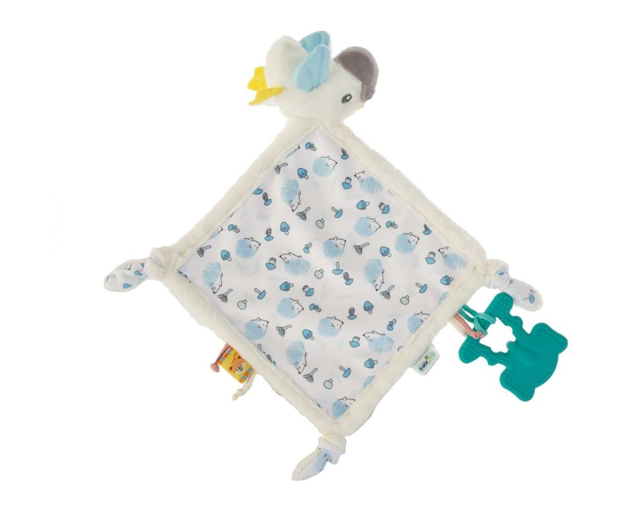 Jucarie dentitie cu paturica pathwork Bird