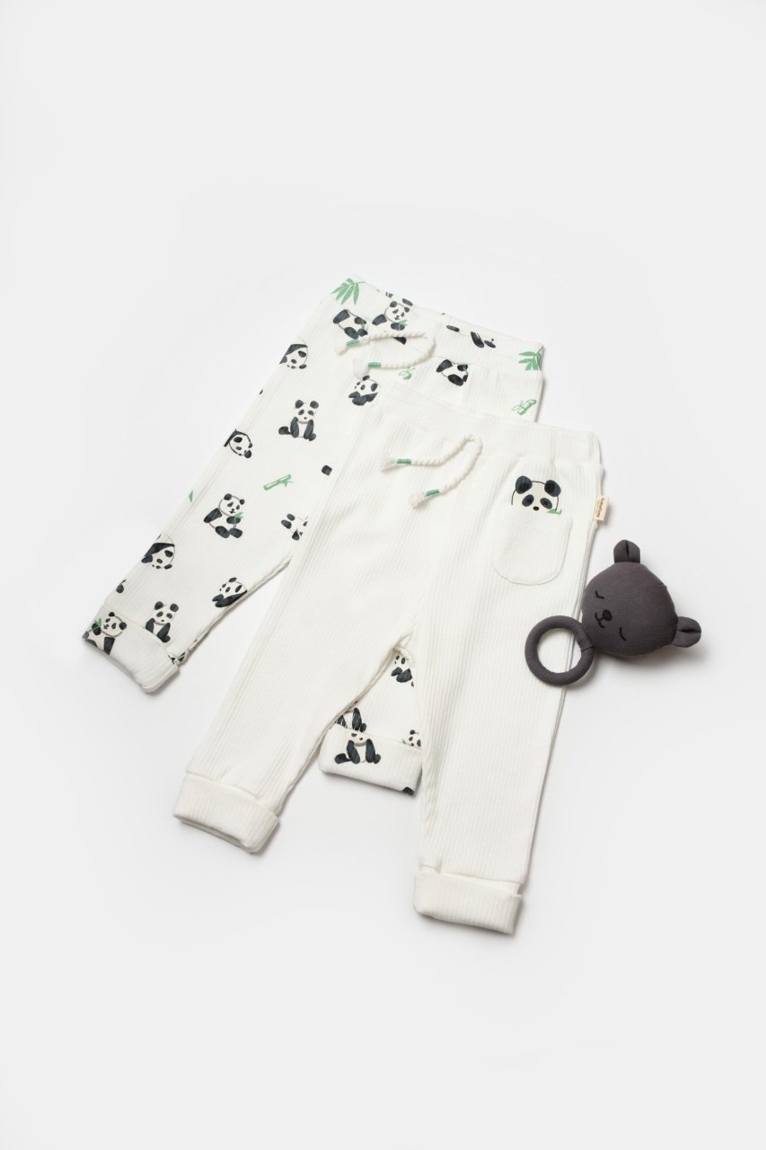 Set 2 pantaloni Panda