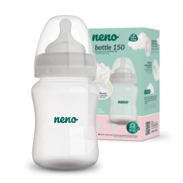 Biberon Neno 150 ml cu tetina silicon