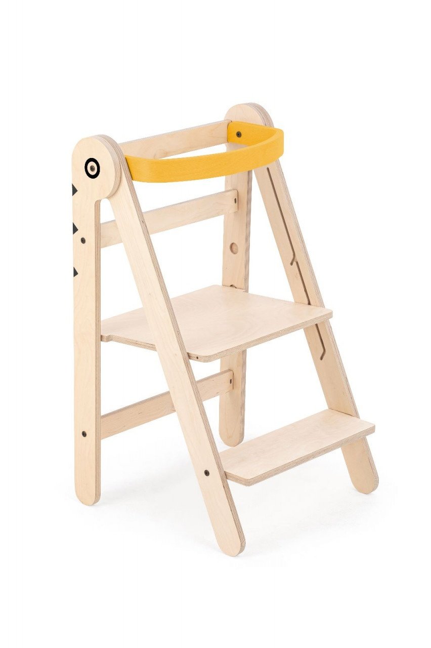 Turn de invatare pliabil MamaToyz Learning Tower din lemn