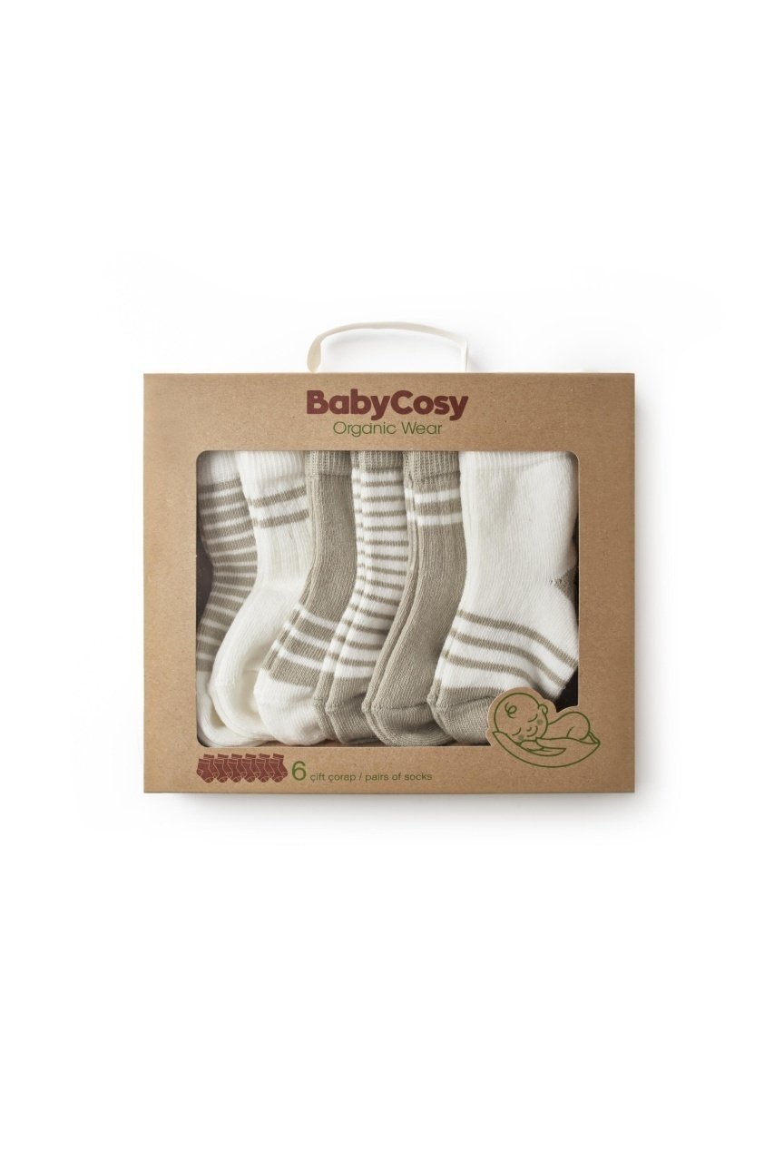 Set 6 perechi ciorapi nou-născut