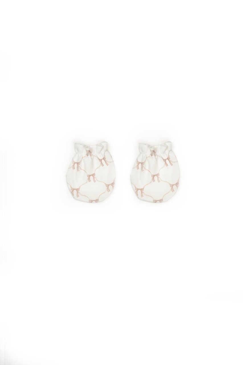 Set de 5 piese pentru nou nascut, Bow, powder, BabyCosy - imagine 8