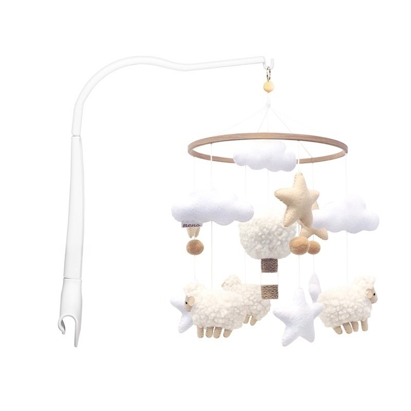 Neno Nelu – carusel pentru pătuț cu suport de prindere