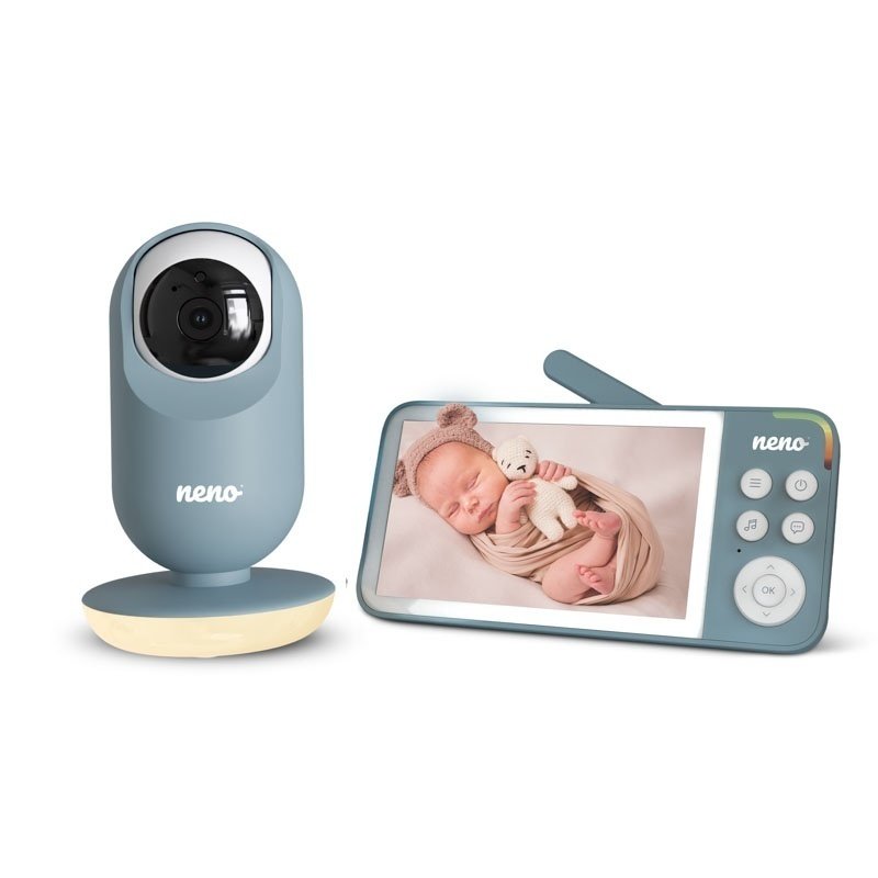 Neno Vedo Blue – Baby monitor video cu ecran mare de 5’’